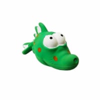 Premium Latex Bug Eyed Green Fish Toys, 7.25 in.