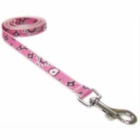 4 ft. Bandana Dog Leash, Pink - Extra Small