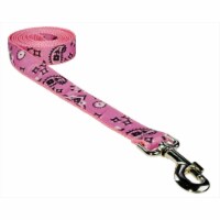 6 ft. Bandana Dog Leash, Pink - Large