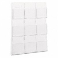 9 Magazine Reveal Display in Clear