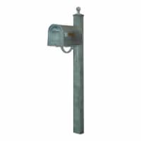 SCC-1008-SPK-710-VG Classic Curbside with Springfield Mailbox Post, Verde Green