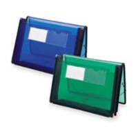 Expanding Wallets- 2-.25in. Exp- 13-.25in.x9-.88in.- Blue