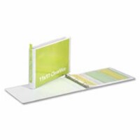 Cardinal Brands- Inc  Clearvue D-Ring Binders- 11in.x17in.- 1in. Capacity- White