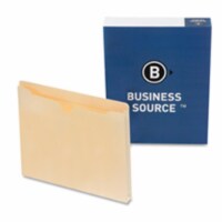 File Pocket- Straight Cut Tab- 1in. Exp.- Letter- Manila