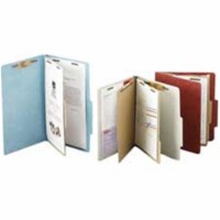 Acco Brands- Inc.  Classification Folders- 3in. Exp- Letter- 2 Partition- Leaf Green