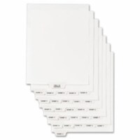 Divider&#44; Exhibit C&#44; Bottom Tab&#44; 8.5 in. x 11 in.&#44; 25-PK&#44; White