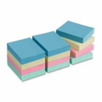 Adhesive Notes&#44;Plain&#44;1.5 in. x 2 in.&#44;100 Sh-PD&#44;12PD-PK&#44;AST Pastel