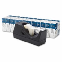 Tape Dispenser Value Pack&#44;1 in. Core&#44; .75 in. x 1000 in.&#44; 12-PK&#44; BLK