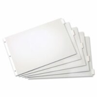Paper Insertable Tab Dividers&#44; 8-Tab&#44; 11 in. x 17 in.&#44; Clear