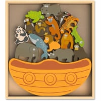 Endangered Animals Balance Boat with Wood - Assorted