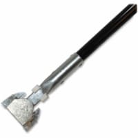 Vinyl Coated Steel Handle Dust Mop - Black