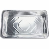 Handi-foil® Eco-Foil Oval Rack Roaster Pan with Handles - Silver