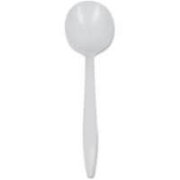 Soup Spoon Medium Weight Individual Wrapped PP - White