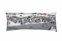 Beyond Cushions Bend Queen Day Embroidered Skyline Pillow