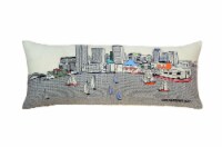 Beyond Cushions Baltimore Queen Day Embroidered Skyline Pillow