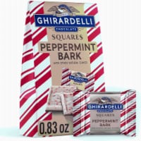 Ghirardelli  Limited Edition Peppermint Bark Squares Holiday Candy Bag