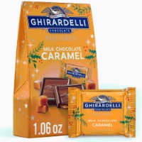 Ghirardelli® Milk Chocolate Caramel Squares Candy Bag Perspective: Main