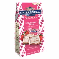 Ghirardelli Strawberry Bark Chocolate Squares Valentine's Bag Perspective: Main