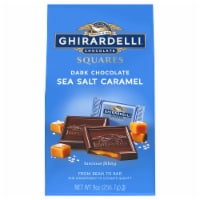 Ghirardelli Dark Chocolate Sea Salt Caramel Squares Perspective: Main