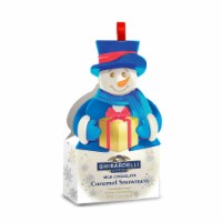 Ghirardelli Milk Chocolate Caramel Snowmen Chocolate Pieces Perspective: Main