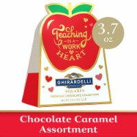 Ghirardelli® Classroom Apple Caramel Chocolate Squares Collection Gift Valentine Candy Perspective: Main
