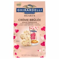 Ghirardelli® White Chocolate Creme Brulee Duet Hearts Valentine Candy
