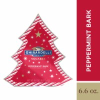 Ghirardelli® Holiday Peppermint Bark Squares Tree Gift Perspective: Main