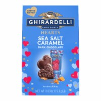 Ghirarfelli® Sea Salt Caramel Dark Chocolate Duet Hearts