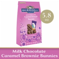 GhirardelliÂ® Milk Chocolate Caramel Brownie Bunnies Easter Candy