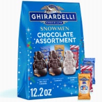 Ghirardelli Assorted Chocolate Snowmen Holiday Candy Bag