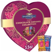 Ghirardelli® Chocolate Caramel Hearts Valentine Candy Box Perspective: Main