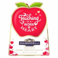 Ghirardelli® Squares Caramel Chocolate Collection Apple Gift Perspective: Main