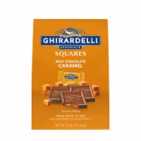Ghirardelli® Milk Chocolate Caramel Squares Candy Bag Perspective: Main