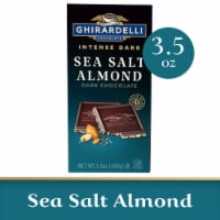 Ghirardelli® Intense Dark Sea Salt Almond Dark Chocolate Bar Perspective: Main