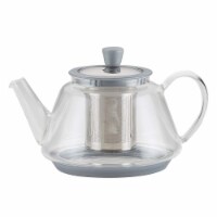 BonJour 47953 30 oz Tea Voyager Borosilicate Glass Teapot with Stainless Steel Infuser