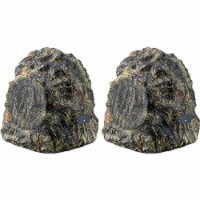iHome IHRK400MOBCP Wireless Waterproof Rock Speaker Set for Outdoors - Mossy Oak Camo