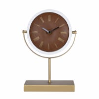 Stratton Home Decor Modern 13  Emmett Table Clock