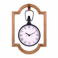 Stratton Home Decor Farmhouse 10  Liam Wall Clock