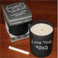 Acadian Candle 11302 Chalkboard Candle- Lavender Cotton Scent