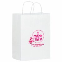 AAB 1W10513 Kraft Shoppers Paper with White - Pack of 250