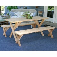 Creek Vine Designs WF27WCLTCB10CVD Red Cedar 27 in. Wide 10 ft. Backyard Bash Cross Legged Pi