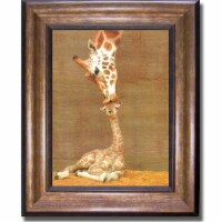 Artistic Home Gallery 1216541BR First Kiss By Ron D Raine Premium Bronze Framed Canvas Wall A