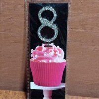De Yi Enterprise 33016-8 Cupcake Monogram Toppers - 8