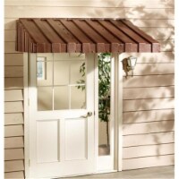 East Iowa Plastics C84BR Door Canopy 84 in. Brown