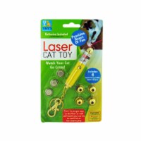 Bulk Buys DI258-80 Laser Light Key Chain Toy For Cats -Pack of 80