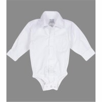 Matching Tie Guy ON1 - White Collared One Piece - 24 to 30 Month