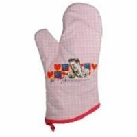 Precious Kids 54002 Elvis Presley Kitchen Oven Mitt - Pink