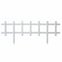 EmscoGroup 2120HD Resin Cape Cod Style Garden Fence, 50 ft.