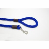 Purple Pebble LZ586BL 6 ft. x 0.62 in. Leedz Super Thick Blue Leash