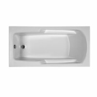 Reliance Baths R6030ERRW-B Rectangular 60 x 30 in. Whirlpool Bathtub With End Drain- Biscuit